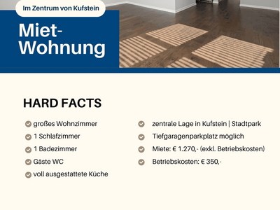 Wohnung provisionsfrei mieten in 6330 Kufstein