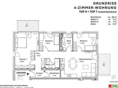 Wohnung mit Balkon kaufen in 6311 Oberau (Bild 5)