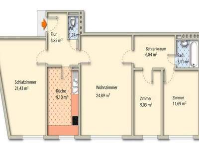 Eigentumswohnung in 1110 Wien