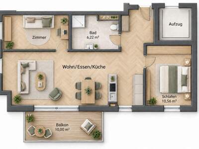 Wohnung mit Balkon kaufen in 4020 Linz (Bild 4)