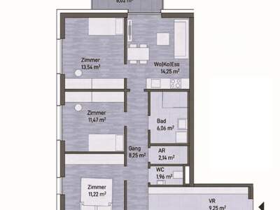 Wohnung mit Balkon kaufen in 8020 Graz Gries