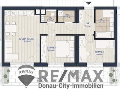 Terrassenwohnung kaufen in 3400 Klosterneuburg (Bild 2)
