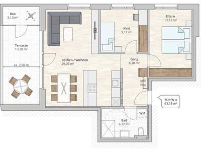 Eigentumswohnung in 6830 Rankweil