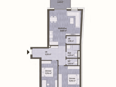 Terrassenwohnung kaufen in 8020 Graz Gries