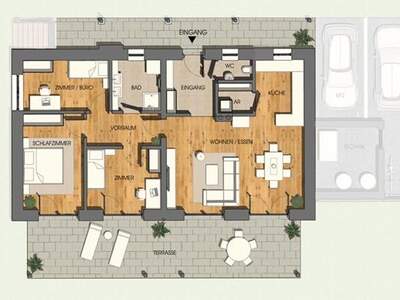 Terrassenwohnung kaufen in 9601 Arnoldstein (Bild 4)