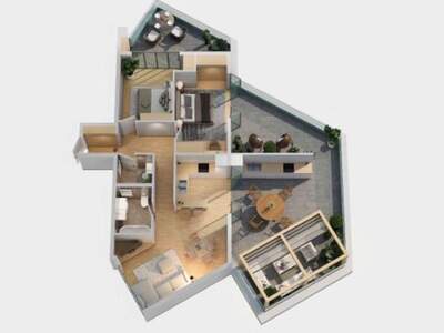 Wohnung mit Balkon kaufen in 85320 Tivat (Bild 5)