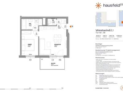 Wohnung mit Balkon mieten in 1220 Wien (Bild 1)