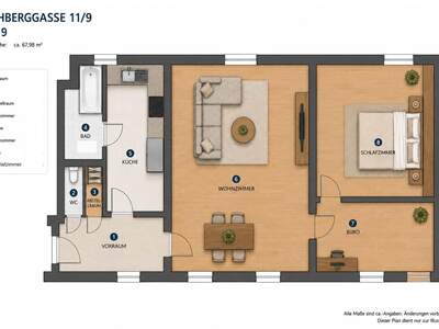 Apartment provisionsfrei mieten in 1100 Wien