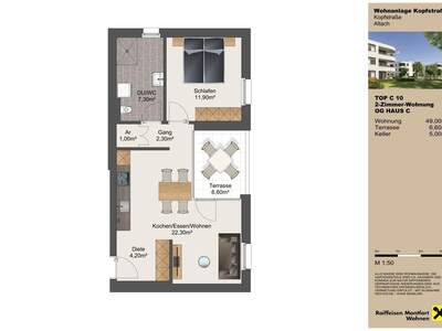 Wohnung mit Balkon mieten in 6844 Altach (Bild 4)