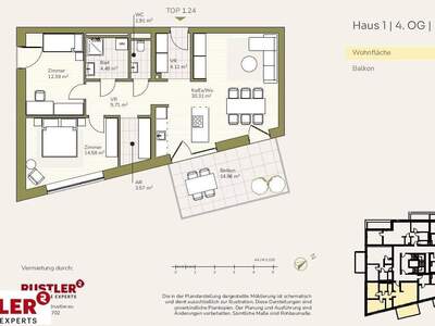 Wohnung mieten in 8054 Graz