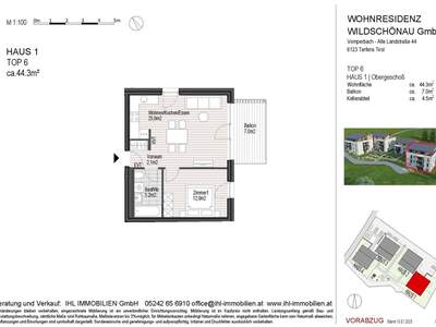 Wohnung mit Balkon kaufen in 6311 Oberau (Bild 5)