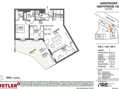 Apartment provisionsfrei mieten in 1030 Wien