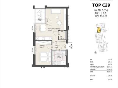 Wohnung mit Balkon kaufen in 6020 Innsbruck (Bild 2)