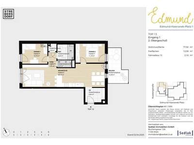 Terrassenwohnung kaufen in 1210 Wien (Bild 3)