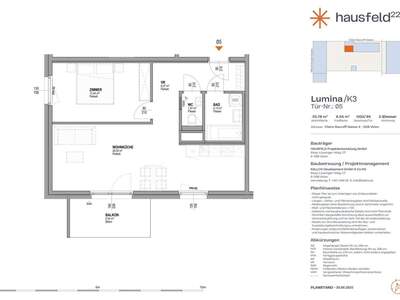 Wohnung mit Balkon mieten in 1220 Wien (Bild 1)