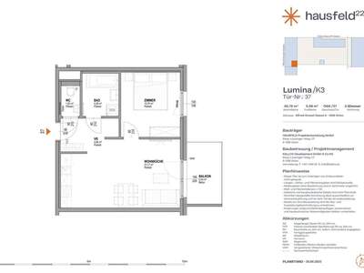 Wohnung mit Balkon mieten in 1220 Wien (Bild 1)