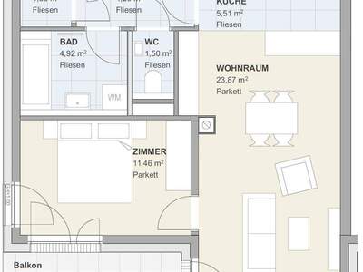 Mietwohnung provisionsfrei in 2123 Schleinbach