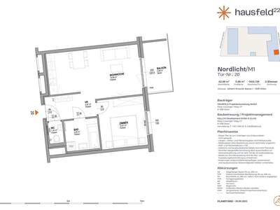 Wohnung mit Balkon mieten in 1220 Wien (Bild 1)
