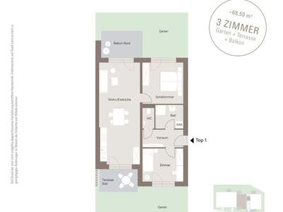 Wohnung mit Balkon kaufen in 8010 Graz (Bild 5)