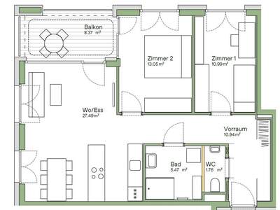 Eigentumswohnung in 8010 Graz (Bild 3)