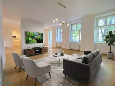 Altbauwohnung mit Balkon mieten in 1040 Wien