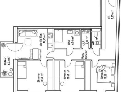 Wohnung mit Balkon kaufen in 8020 Graz