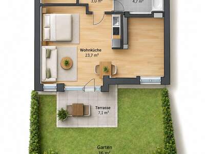 Wohnung mieten in 1230 Wien (Bild 3)