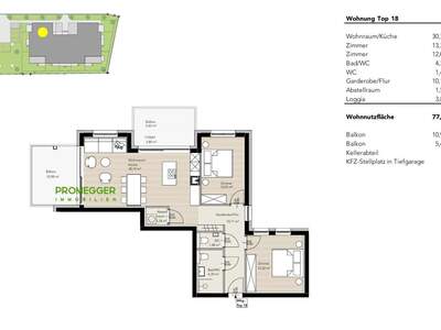Wohnung mit Balkon kaufen in 8970 Schladming (Bild 4)
