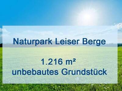 Grundstück kaufen in 2115 Ernstbrunn