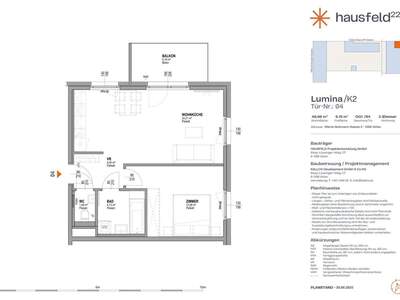 Wohnung mit Balkon mieten in 1220 Wien (Bild 1)