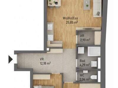 Terrassenwohnung kaufen in 8020 Graz (Bild 2)