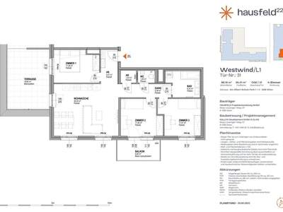 Wohnung mit Balkon mieten in 1220 Wien (Bild 1)