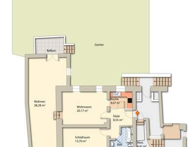 Altbauwohnung kaufen (Bild 2)