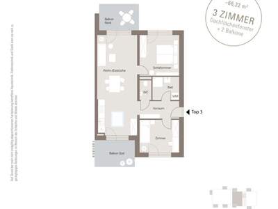 Wohnung mit Balkon kaufen in 8010 Graz (Bild 5)