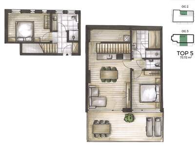 Terrassenwohnung kaufen in 8960 Öblarn (Bild 2)