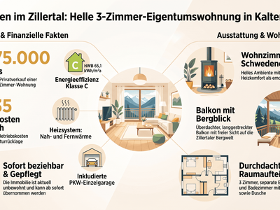 Wohnung provisionsfrei kaufen in 6272 Kaltenbach