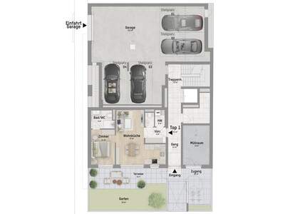 Terrassenwohnung kaufen in 1230 Wien (Bild 3)