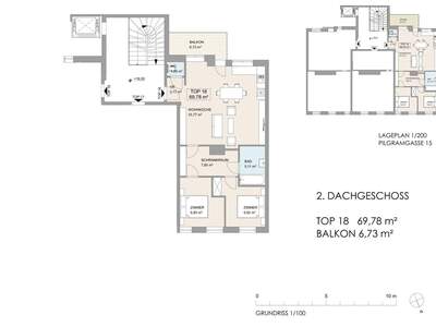 Altbauwohnung mit Balkon kaufen in 1050 Wien (Bild 4)