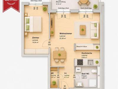 Apartment provisionsfrei mieten in 8020 Steiermark