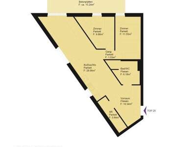 Terrassenwohnung mieten in 8054 Pirka (Bild 2)