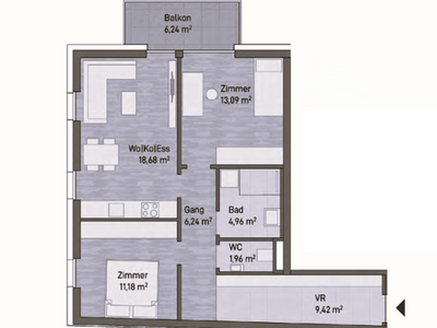 Terrassenwohnung kaufen in 8020 Graz Gries