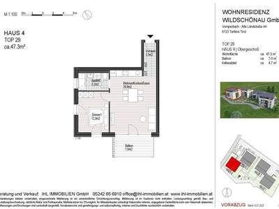 Wohnung mit Balkon kaufen in 6311 Oberau (Bild 3)