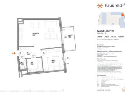 Wohnung mit Balkon mieten in 1220 Wien (Bild 1)