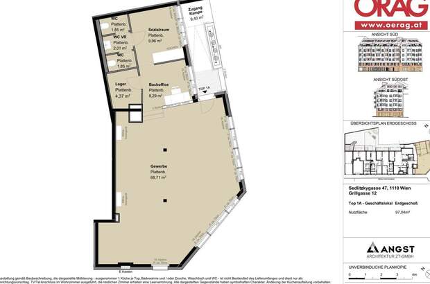 Gewerbeobjekt mieten in 1110 Wien (Bild 2)