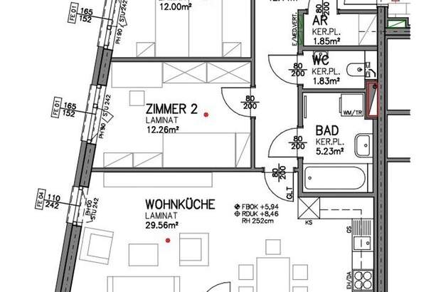 Wohnung mit Balkon mieten in 7000 Eisenstadt (Bild 2)