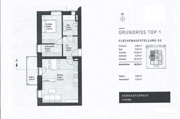 Altbauwohnung mit Balkon kaufen in 5020 Salzburg (Bild 3)