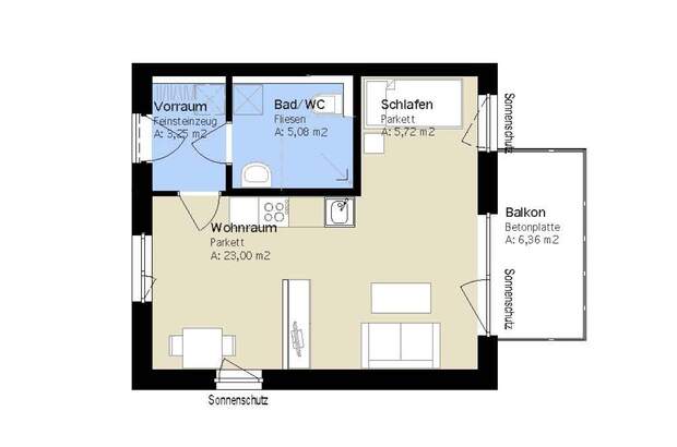 Terrassenwohnung mieten in 8053 Graz (Bild 1)