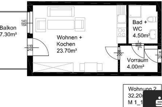 Wohnung mit Balkon mieten in 8010 Graz (Bild 2)