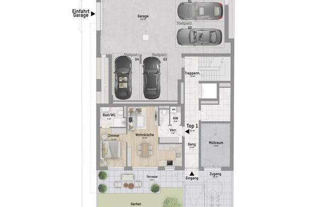 Terrassenwohnung kaufen in 1230 Wien (Bild 3)