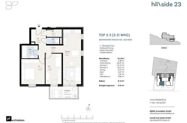 Terrassenwohnung kaufen in 1230 Wien (Bild 1)